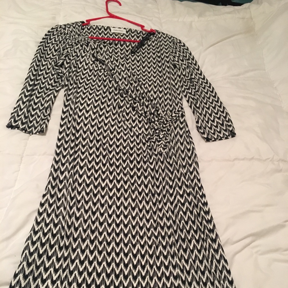 Calvin Klein wrap dress